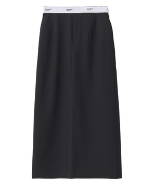 WAIST LOGO NARROW SKIRT