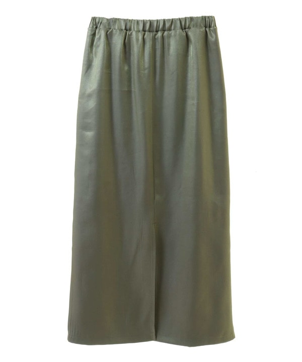 SHINY SATIN NARROW SKIRT 詳細画像 6