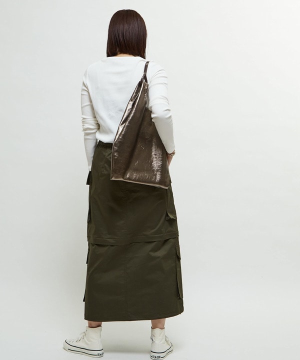 2WAY DETACHABLE MILITARY CARGO SKIRT 詳細画像 13