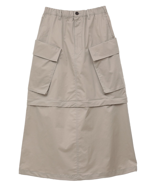 2WAY DETACHABLE MILITARY CARGO SKIRT 詳細画像 ベージュ 1