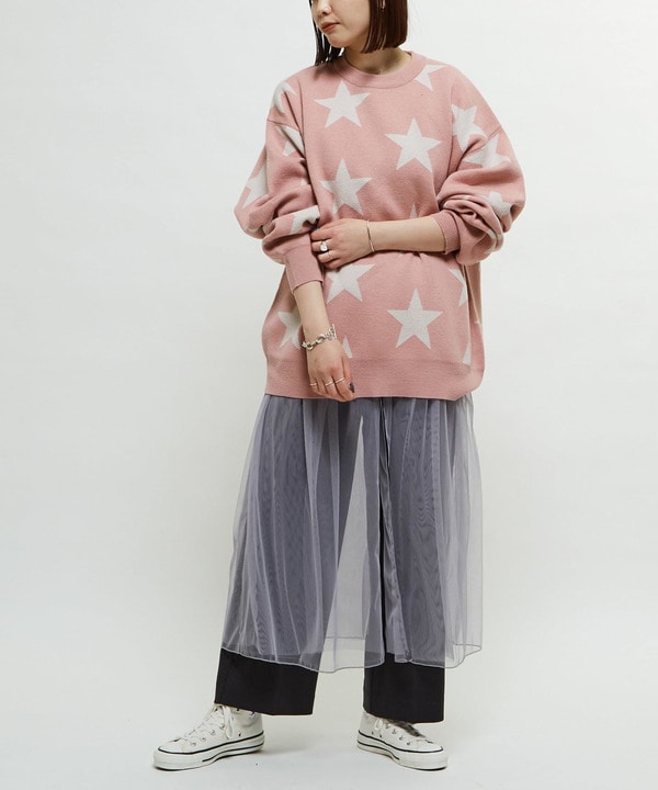 STAR★ JACQUARD PULLOVER KNIT 詳細画像 2