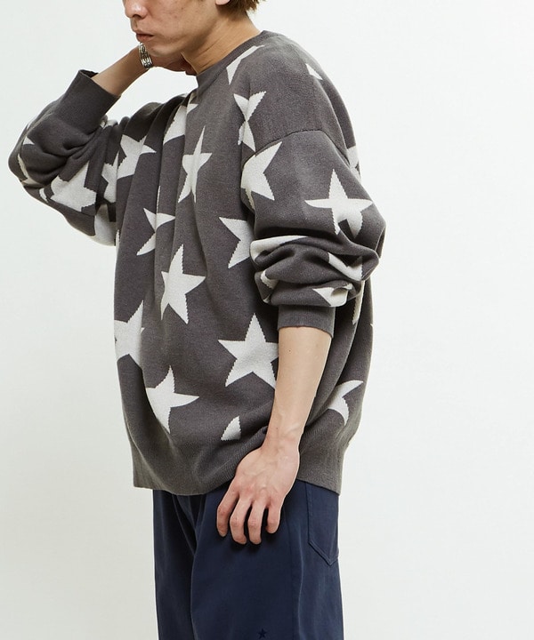 STAR★ JACQUARD PULLOVER KNIT 詳細画像 6