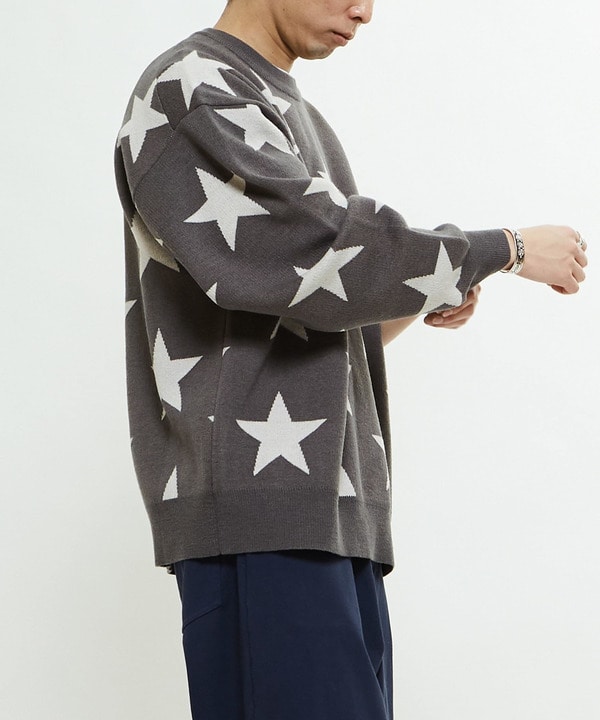 STAR★ JACQUARD PULLOVER KNIT 詳細画像 7