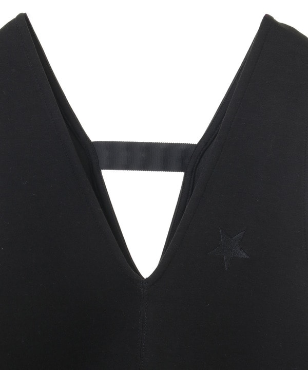 ONEPOINT STAR★ V NECK DRESS 詳細画像 2