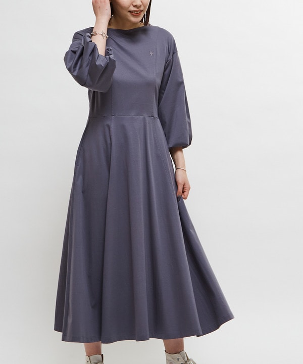 GATHERD SLEEVE DRESS 詳細画像 2