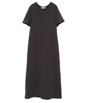 STRAIGHT PANEL SLIT DRESS