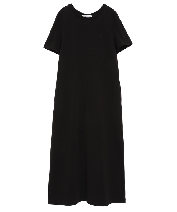 STRAIGHT PANEL SLIT DRESS 詳細画像 ブラック 1