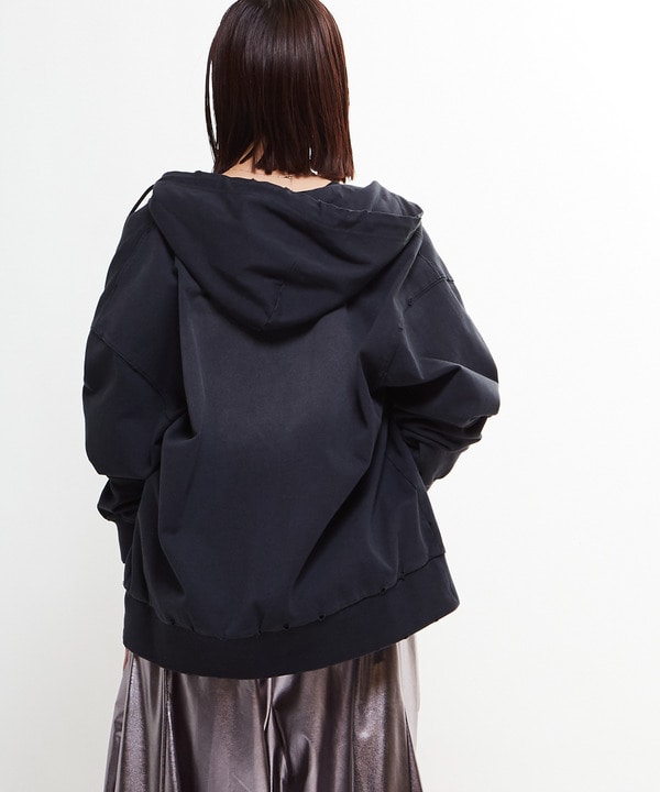 PIGMENT DYE DISTRESSED ZIP-UP HOODIE 詳細画像 10