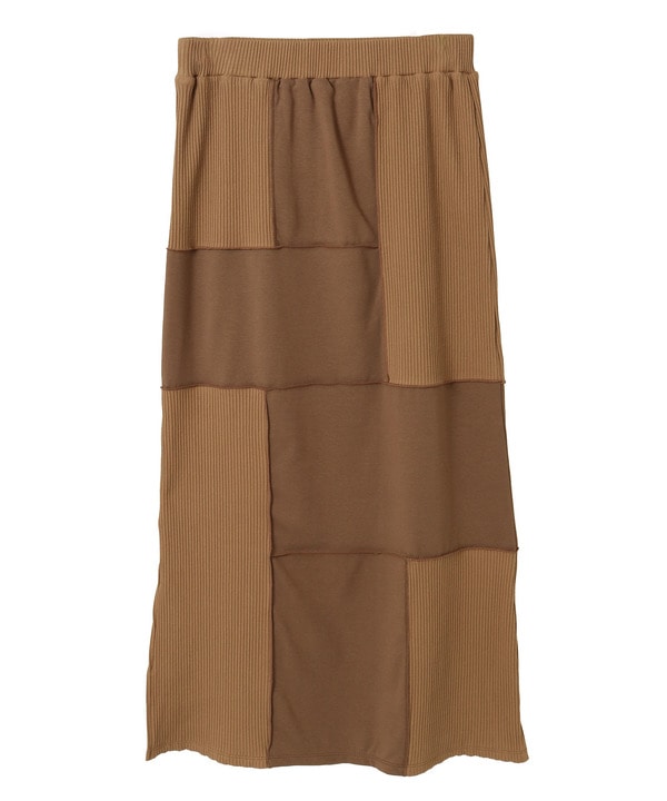 【HL】PATCHWORK RIB SKIRT 詳細画像 14