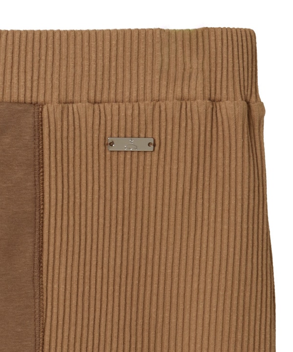【HL】PATCHWORK RIB SKIRT 詳細画像 15