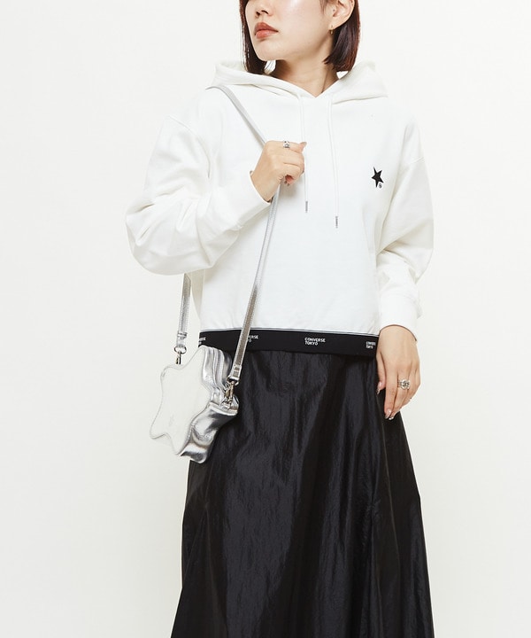 LOGO HEM SHORT HOODIE 詳細画像 1