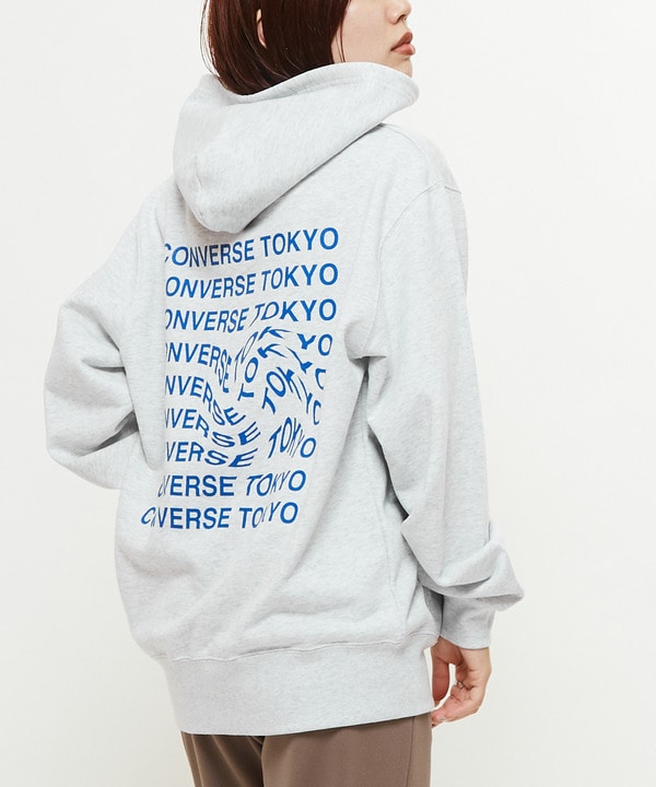 BACK LOGO HOODIE 詳細画像 グレー 1