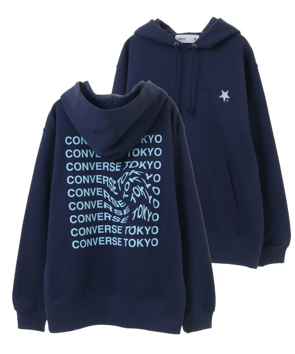 BACK LOGO HOODIE 詳細画像 ネイビー 1