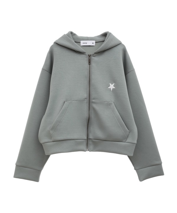 ONEPOINT STAR★ SHORT HOODIE 詳細画像 グリーン 1