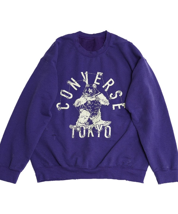 DISTRESSED CONSTELLATION GRAPHIC SWEAT 詳細画像 パープル 1