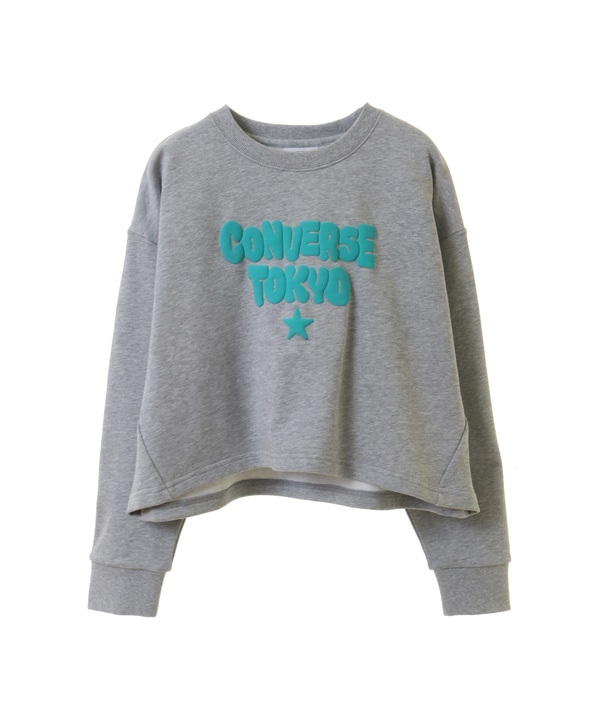 CRUSHEDFOAM PRINT SHORT LOGO SWEAT 詳細画像 グレー 1