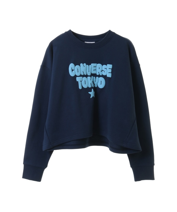 CRUSHEDFOAM PRINT SHORT LOGO SWEAT 詳細画像 ネイビー 1