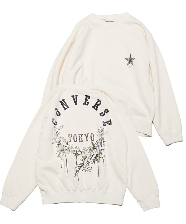 CIRCLE FLOWER LOGO SWEAT 詳細画像 アイボリー 1