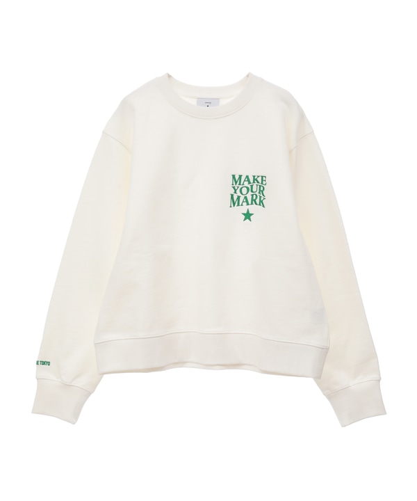 ONEPOINT LOGO EMBROIDERY SWEAT 詳細画像 ホワイト 1