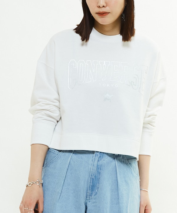 COLLEGE LOGO SHORT SWEAT 詳細画像 1