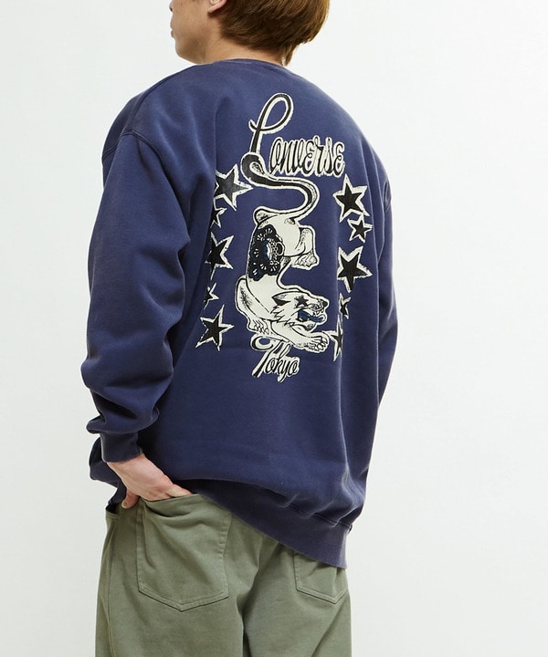 VINTAGE-LIKE PUMA BACK PRINT SWEAT 詳細画像 1