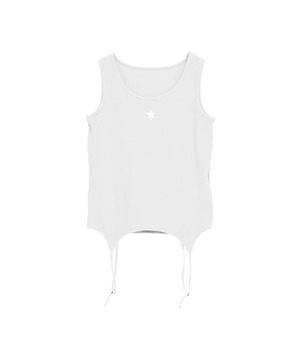 STAR★ ONEPOINT GARTER RIB TANK TOP