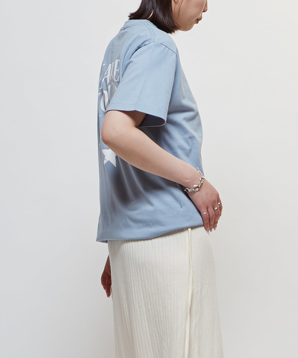 BACK LOGO PRINT TEE 詳細画像 ブルー 1