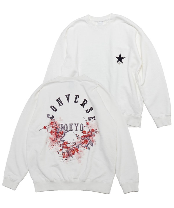 【UMEDA LIMITED】BACK PRINT UME SWEAT 詳細画像 ホワイト 1