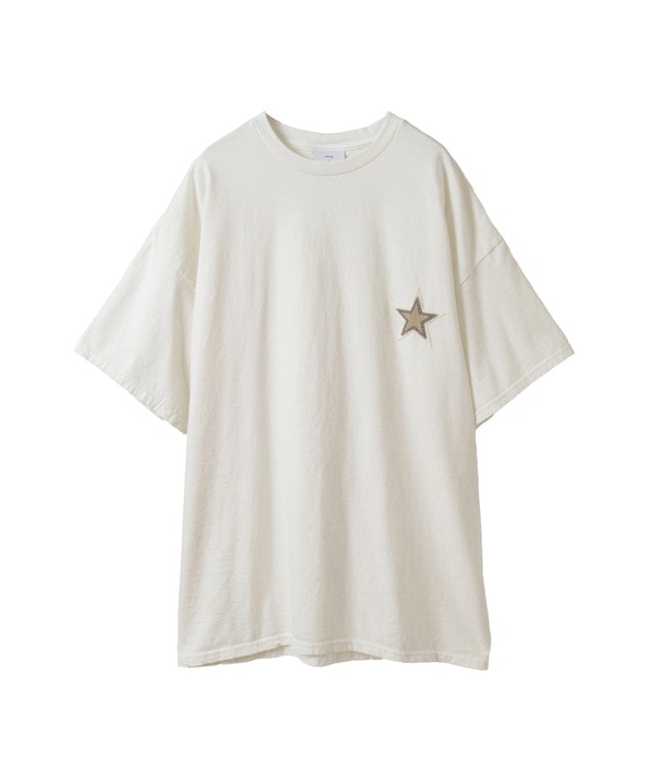 PGMT DYE STAR EMBROIDERY S/S TEE  詳細画像 ホワイト 1