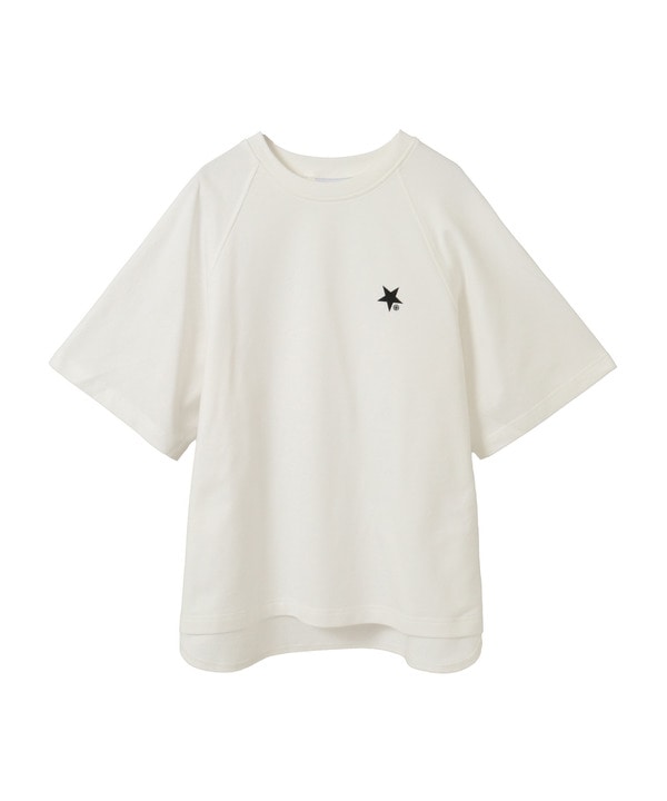 STAR★ PATCH FOOTBALL TEE 詳細画像 ホワイト 1