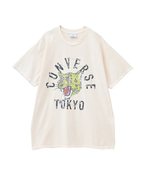 PIGMENT DYE TIGER LOGO TEE