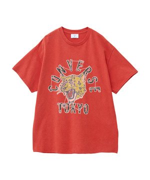 PIGMENT DYE TIGER LOGO TEE