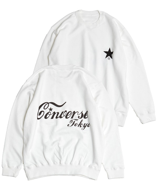 【WEB LIMITED】BACK LOGO★ PRINT SWEAT 詳細画像 ホワイト 1