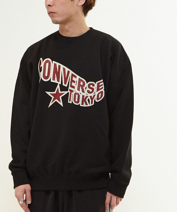 【WEB LIMITED】VINTAGE LIKE LOGO PRINT SWEAT 詳細画像 4