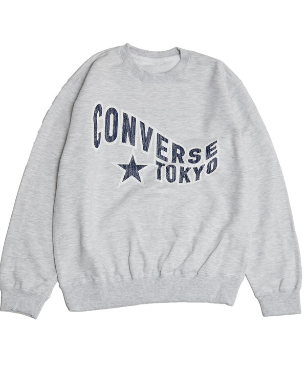 【WEB LIMITED】VINTAGE LIKE LOGO PRINT SWEAT 詳細画像 杢グレー 1