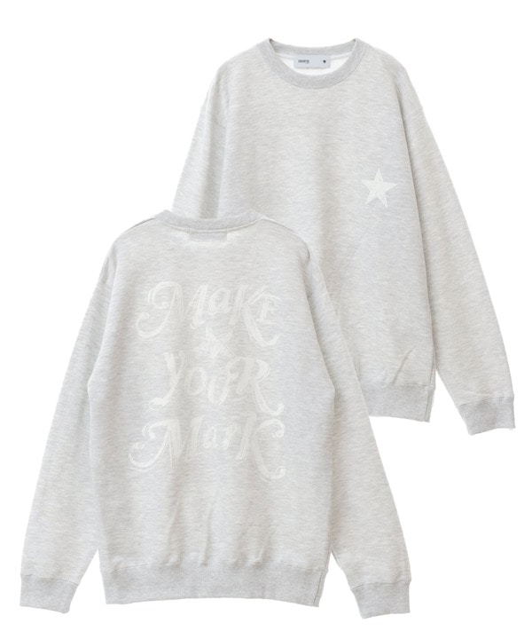 【WEB LIMITED】BACK LOGO★ PRINT SWEAT 詳細画像 杢グレー 1