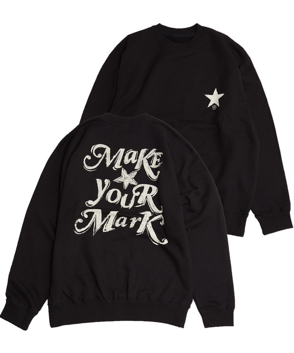 【WEB LIMITED】BACK LOGO★ PRINT SWEAT 詳細画像 ブラック 1