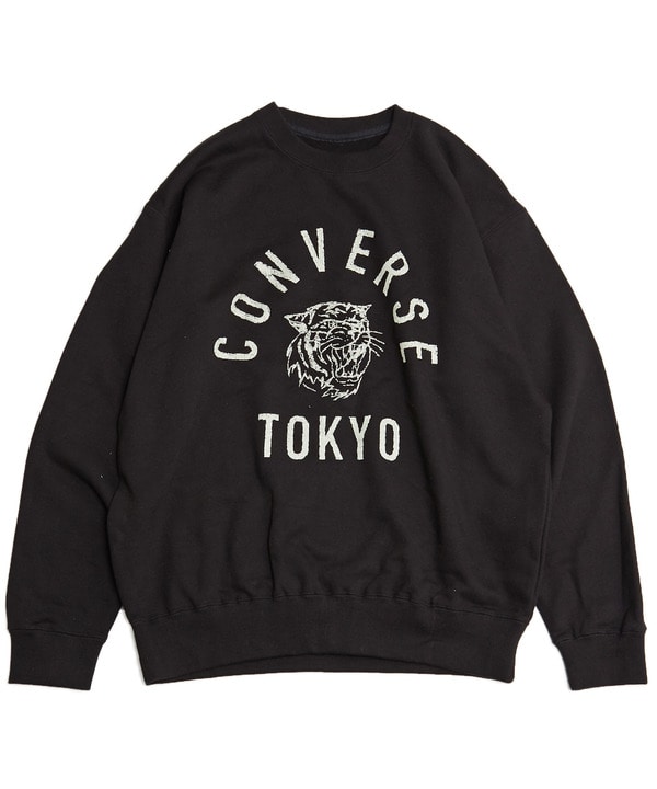 【WEB LIMITED】TIGER LOGO PRINT SWEAT 詳細画像 ブラック 1