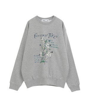 【WEB LIMITED】LILY FLOWER PRINT SWEAT