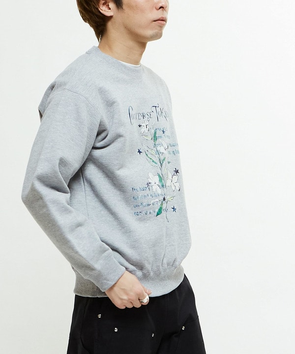 【WEB LIMITED】LILY FLOWER PRINT SWEAT 詳細画像 2