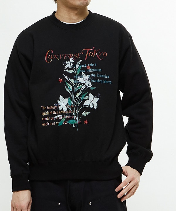 【WEB LIMITED】LILY FLOWER PRINT SWEAT 詳細画像 5