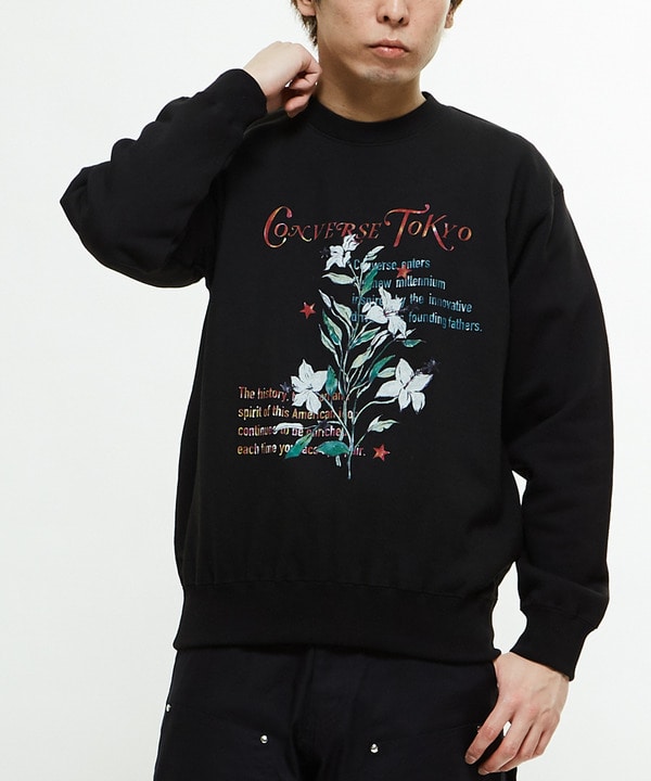 【WEB LIMITED】LILY FLOWER PRINT SWEAT 詳細画像 6