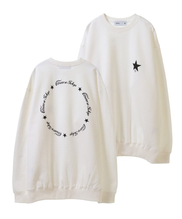 【WEB LIMITED】CIRCLE LOGO DESIGN SWEAT 詳細画像 ホワイト 1