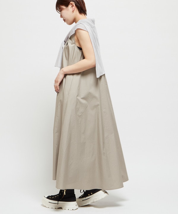SLEEVELESS GATHERED VOLUME DRESS 詳細画像 6