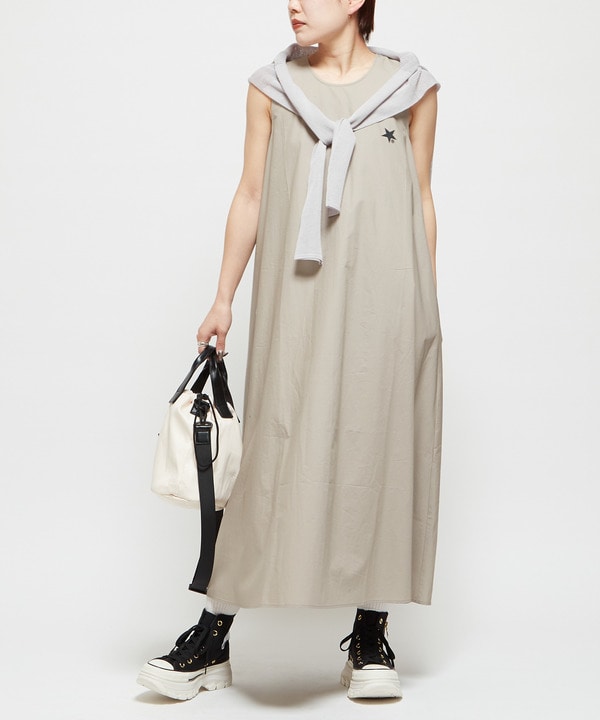 SLEEVELESS GATHERED VOLUME DRESS 詳細画像 8