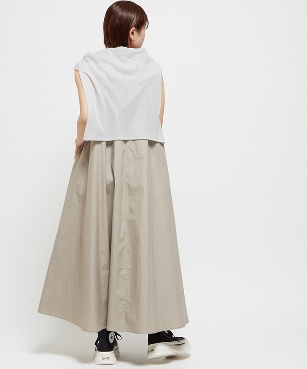 SLEEVELESS GATHERED VOLUME DRESS 詳細画像 9