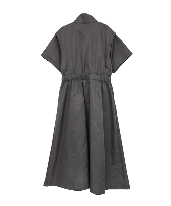 WAIST CORD NYLON HIGHNECK DRESS 詳細画像 12