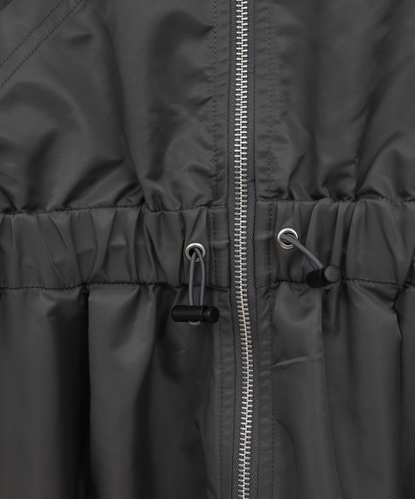 WAIST CORD NYLON HIGHNECK DRESS 詳細画像 18