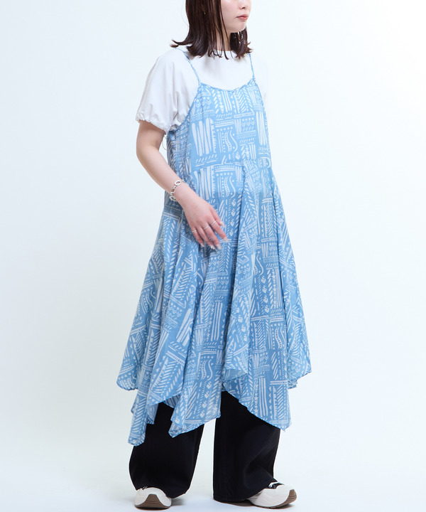 BLOCK PRINT CAMISOLE DRESS 詳細画像 2