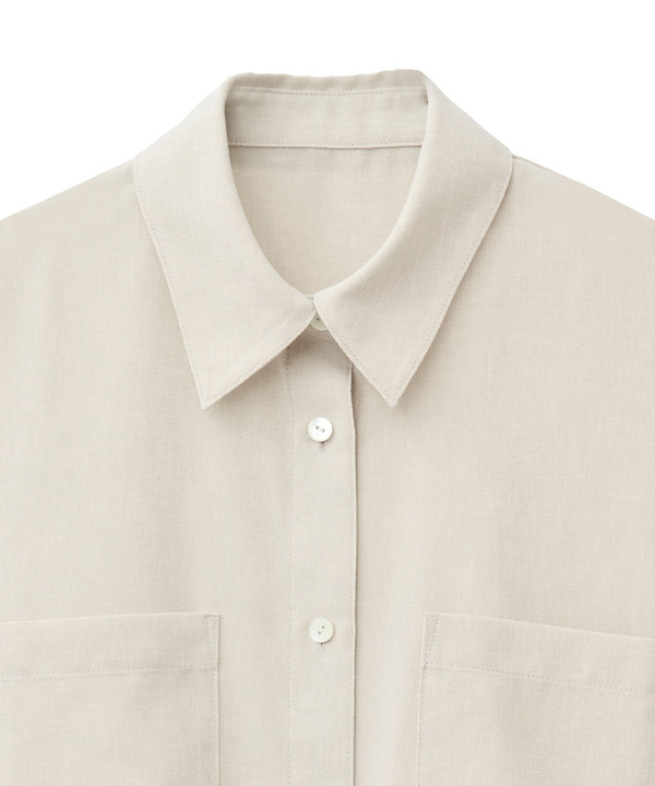 LINEN LIKE BOXY SHIRT 詳細画像 18